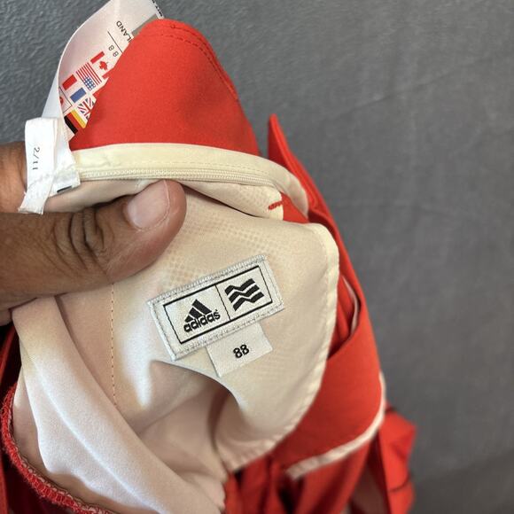 Adidas Men’s Performance Golf Pant Burnt Orange Flat Lightweight Size 34 X 30 - Picture 6 of 16